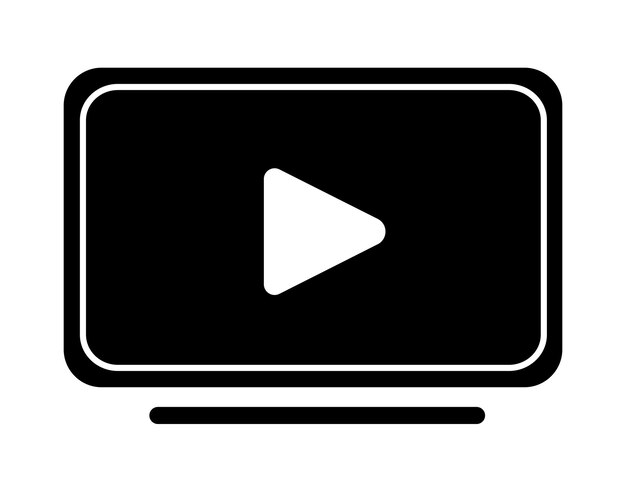 illustration d'un écran de télévision sur fond transparent