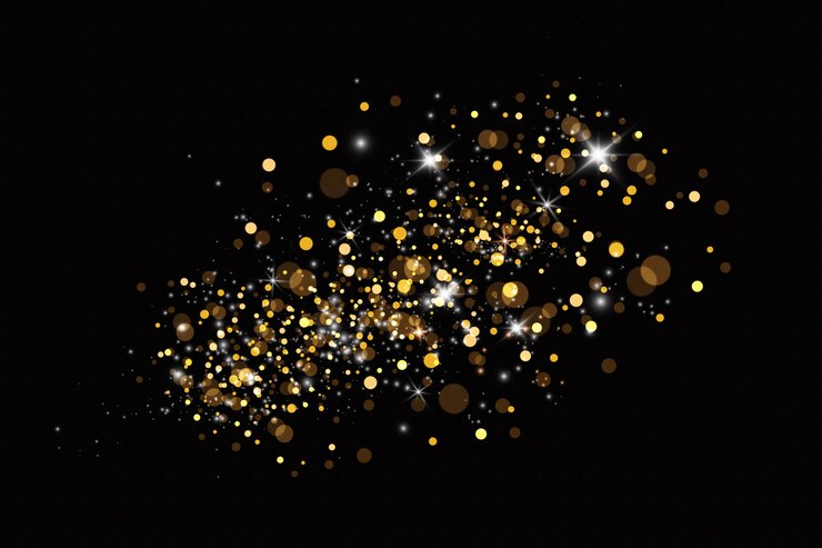 Vecteur illustration d'effet de lumière luisante. poussière de flash.