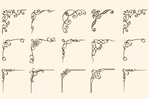 Illustration des éléments vectoriels
