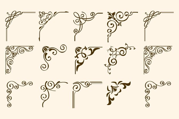 Illustration des éléments vectoriels