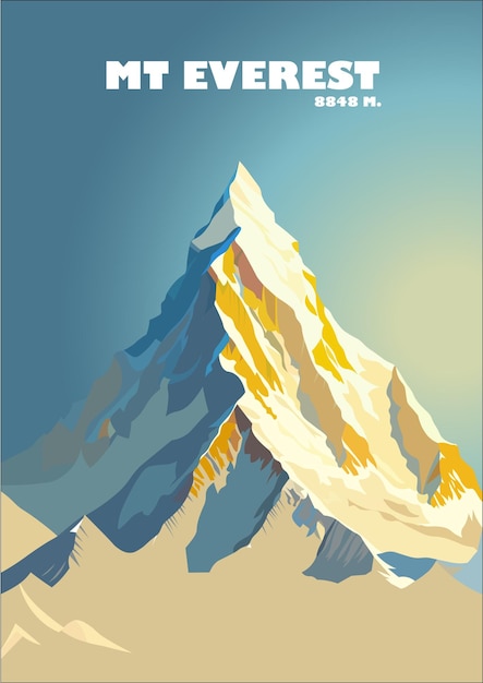 l'illustration de l'Everest