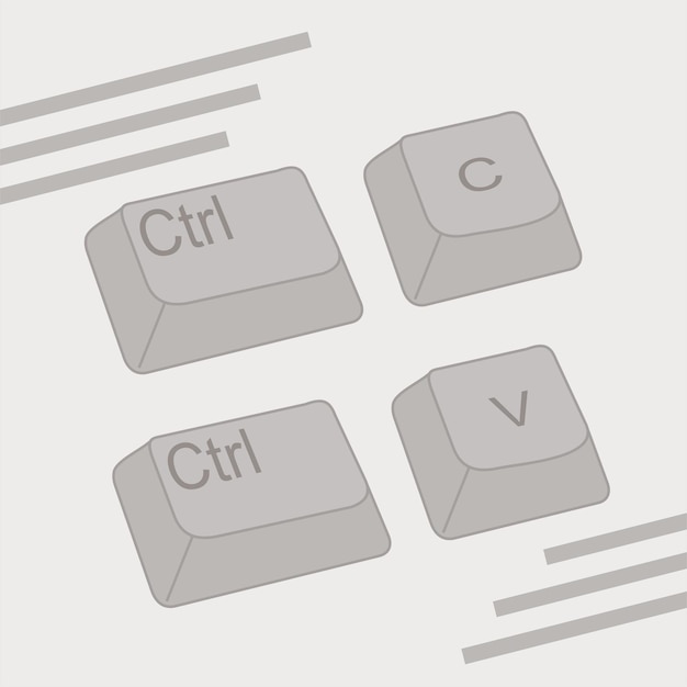 Illustration Exclusive Du Bouton Du Clavier