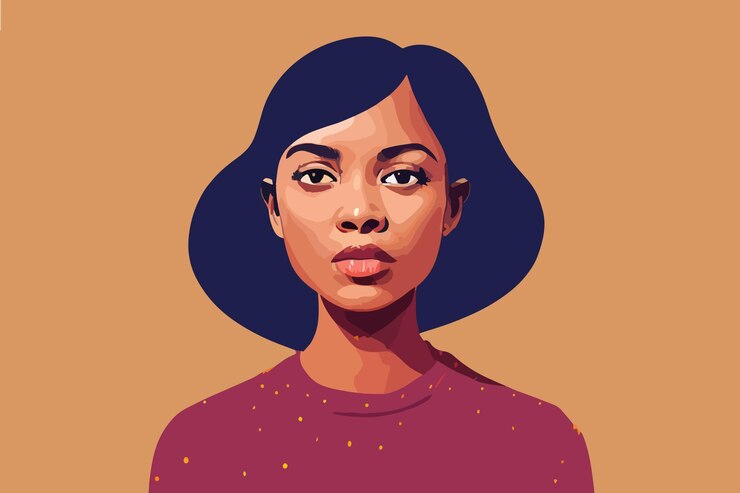 Vecteur illustration de femmes avec des tons de peau différents protéger les droits des groupes raciaux et la couleur de la peau