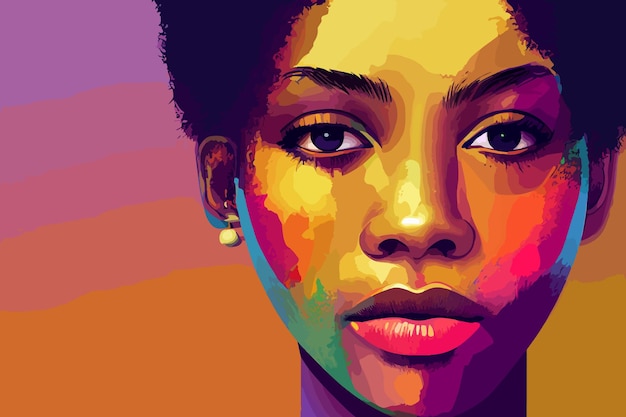 Illustration de femmes avec des tons de peau différents Protéger les droits des groupes raciaux et la couleur de la peau