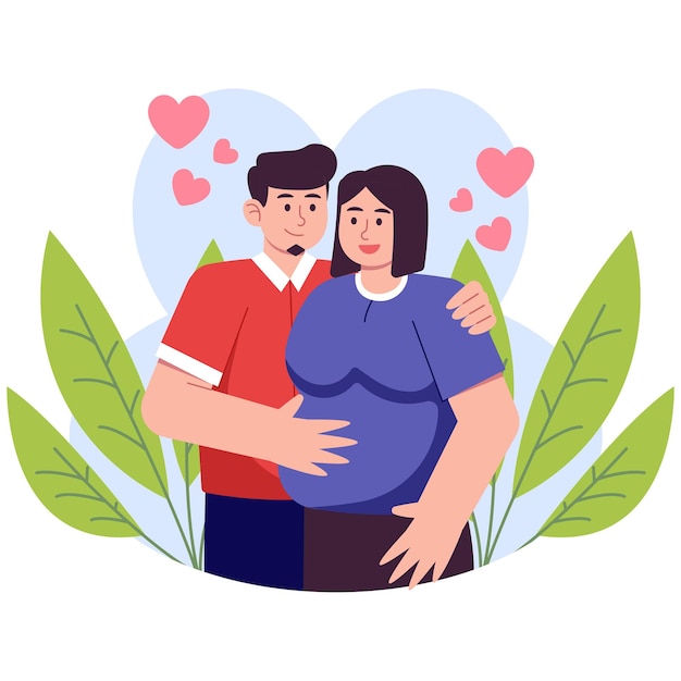 Illustration de la fête des parents_Happy Parent