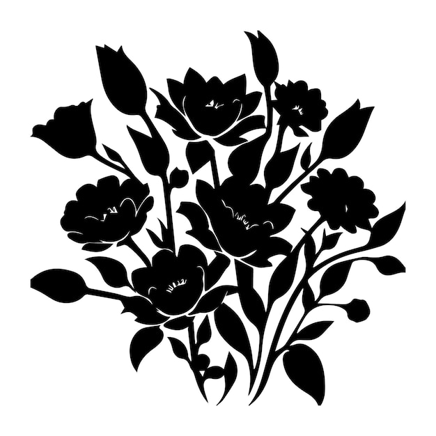 Illustration De Fleur De Vecteur Floral