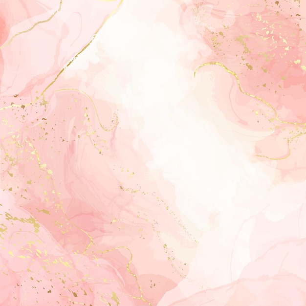 Illustration De Fond Aquarelle Liquide Rose Abstraite