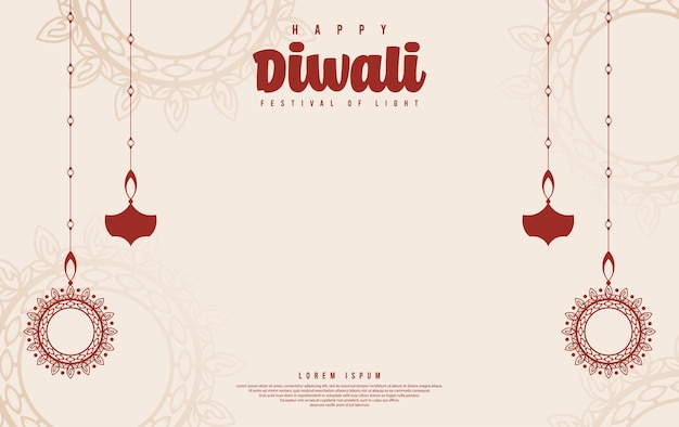 Illustration De Fond Joyeux Jour De Diwali