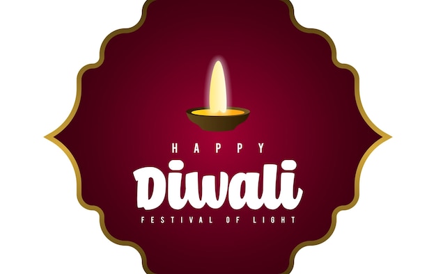 Vecteur illustration de fond joyeux jour de diwali