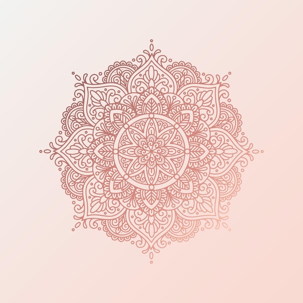 Illustration De Fond Mandala Fleur Ornementale