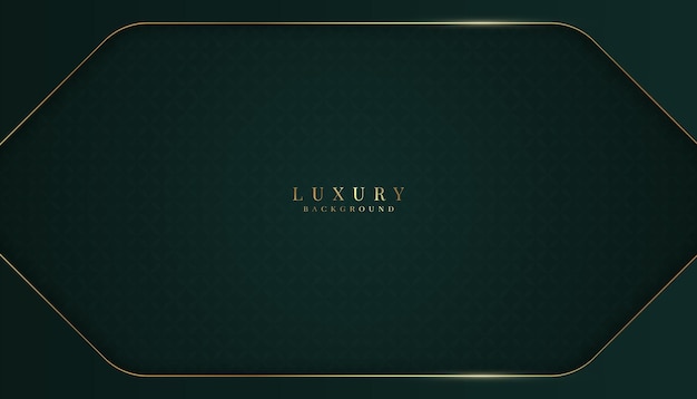 Illustration De Fond Vectoriel Luxueuse Et élégante Bannière Premium D'affaires Pour L'or