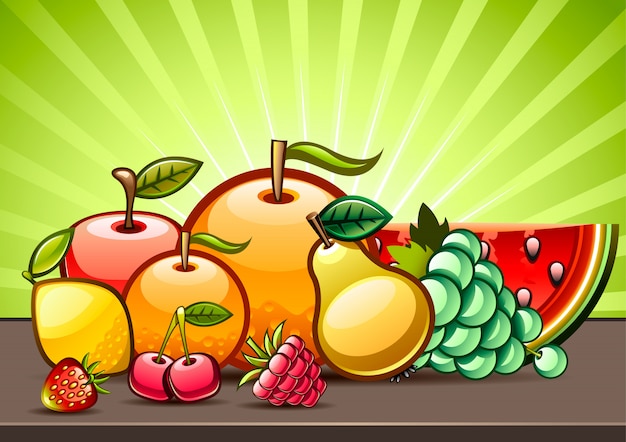 Illustration De Fruits