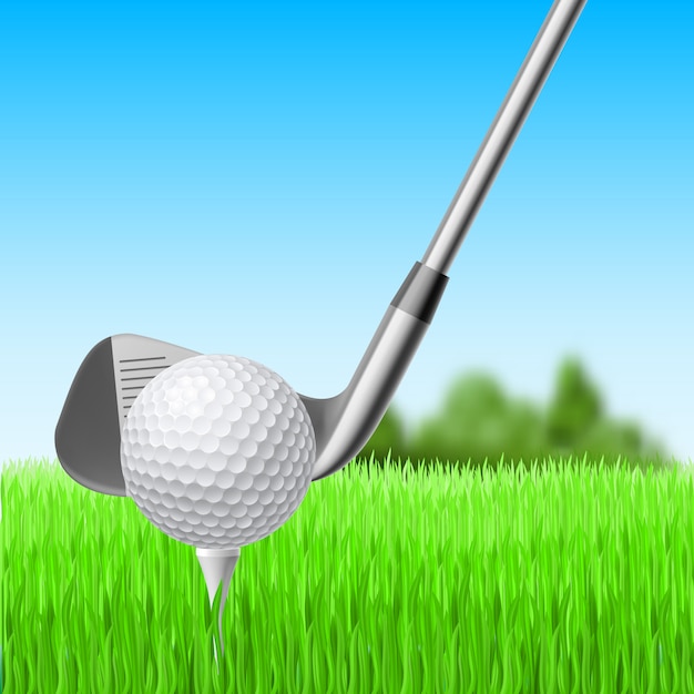 Vecteur illustration de golf