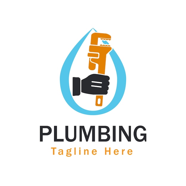 Illustration graphique vectoriel du logo de plomberie