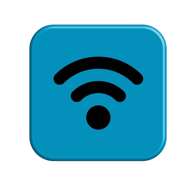 Illustration graphique vectoriel de l'icône Wifi