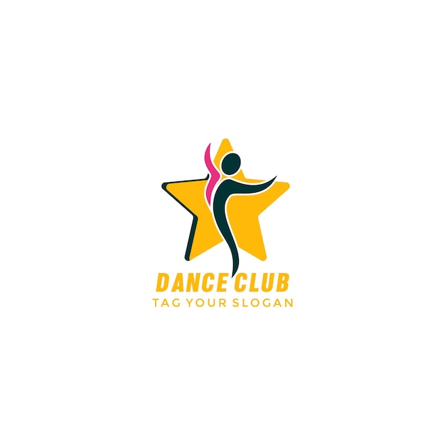 Illustration Graphique Vectorielle Du Logo Du Club De Danse