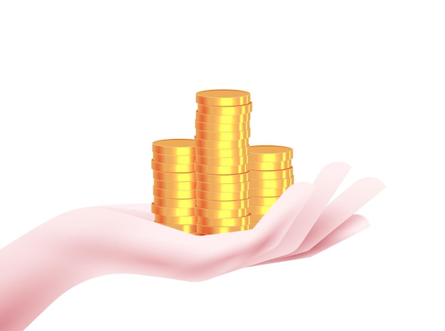 Illustration gratifiante d'argent