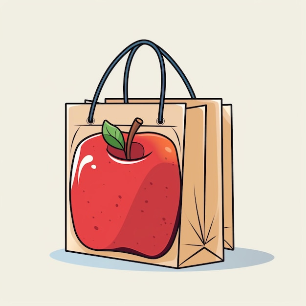 Vecteur illustration gratuite du sac à shopping vectoriel