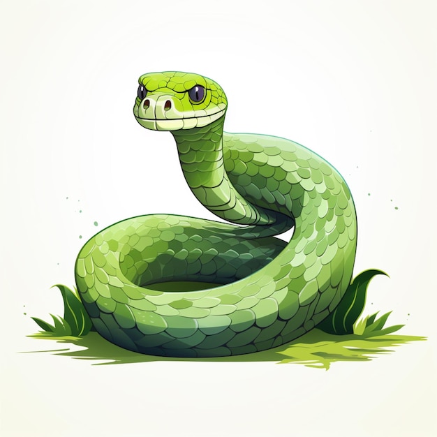 Vecteur illustration gratuite du serpent vectoriel