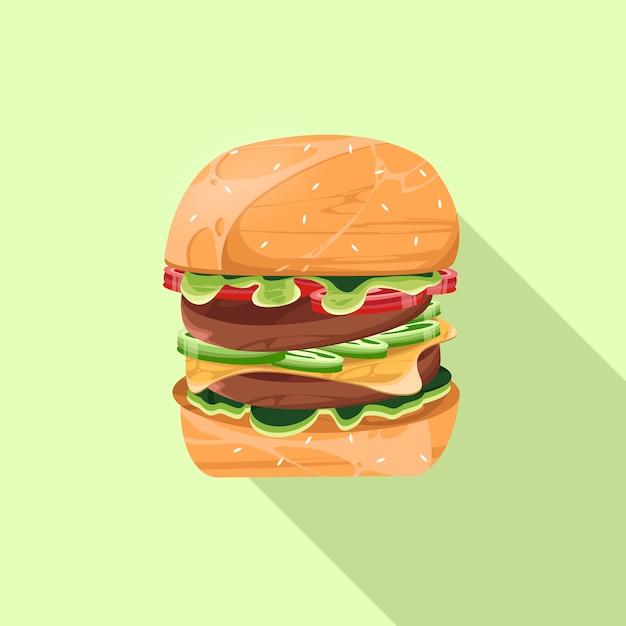 illustration de hamburger