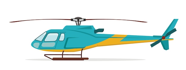 Illustration D'un Hélicoptère