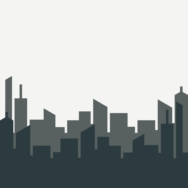 Illustration D'horizon Silhouette Vecteur gratuit