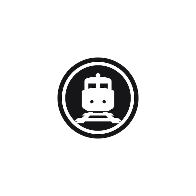 Illustration D'icône De Concept De Logo De Train