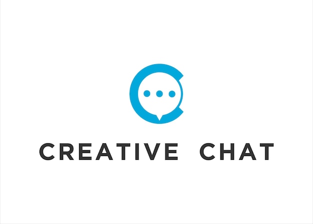 Illustration D'icône De Conception De Logo C De Chat Créatif