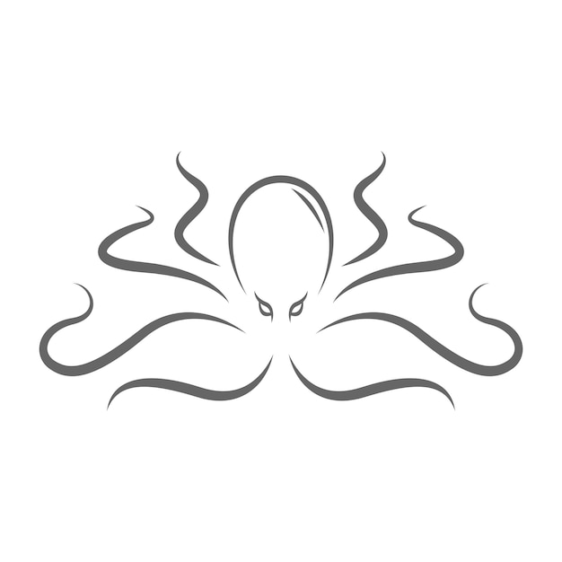 Vecteur illustration de l'icône du logo kraken