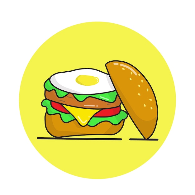 Vecteur illustration d'icône de hamburger