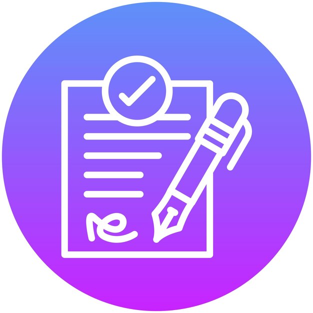 Illustration de l'icône vectorielle de l'amendement de la loi