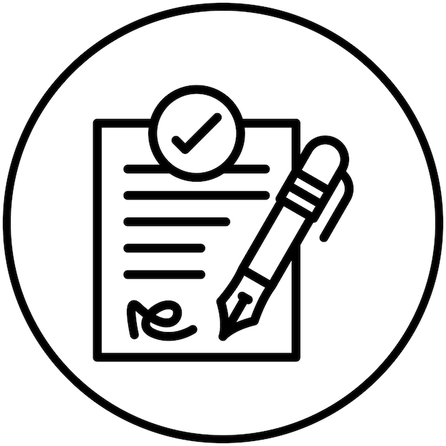 Illustration de l'icône vectorielle de l'amendement de la loi