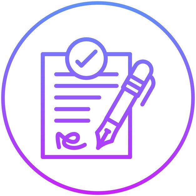 Illustration de l'icône vectorielle de l'amendement de la loi