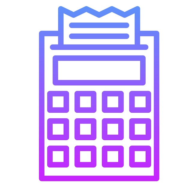 Vecteur illustration de l'icône vectorielle de l'argent payable de l'ensemble d'icônes de comptabilité