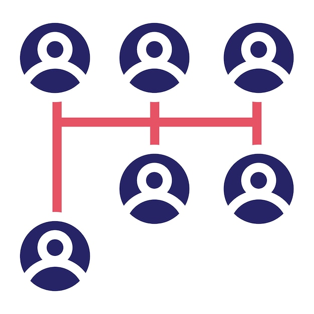 Vecteur illustration de l'icône vectorielle de l'ascendance de la série d'icônes de la vie familiale