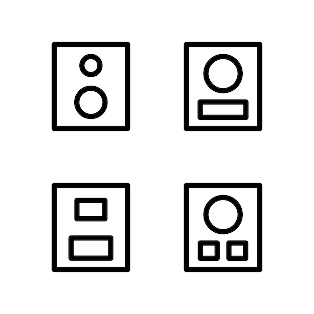 Illustration d'icône vectorielle de conception de modèle de logo d'onde audio de musique sonore