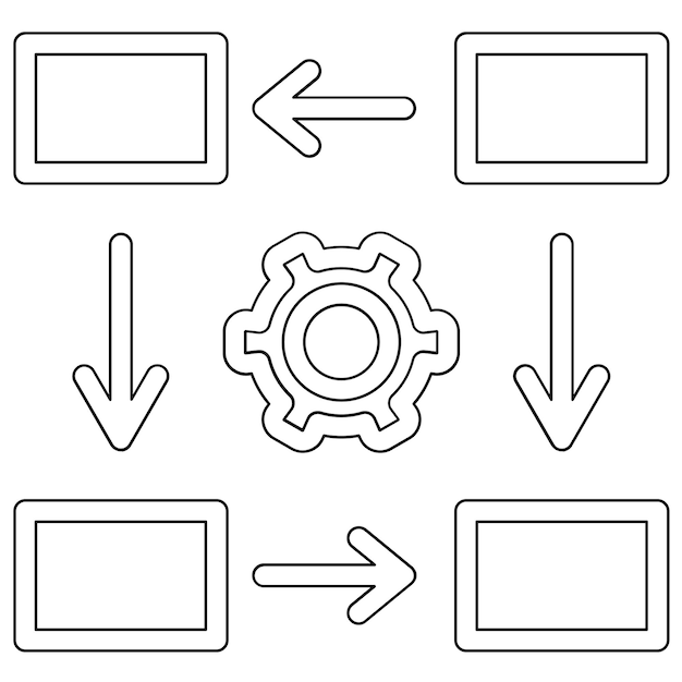 Vecteur illustration de l'icône vectorielle des conséquences de la série d'icônes des compétences de vie