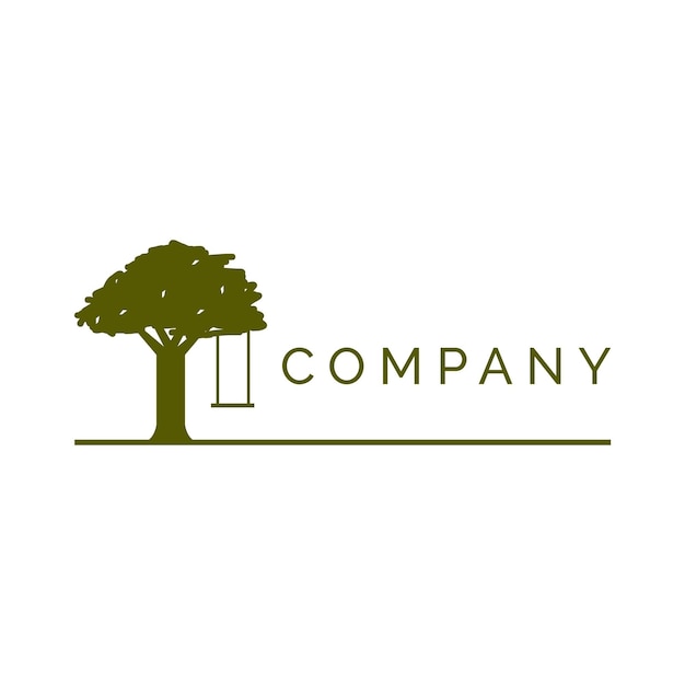 illustration de l'icône vectorielle du logo du parc