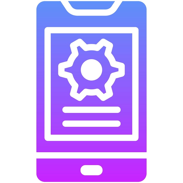 Illustration de l'icône vectorielle du modèle d'application du jeu d'icônes No Code