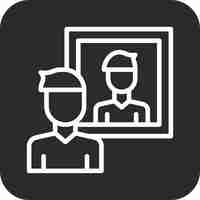 Vecteur illustration de l'icône vectorielle du narcissisme du jeu d'icônes de santé mentale