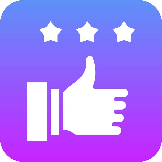 Illustration de l'icône vectorielle de l'ensemble d'icônes de marketing des commentaires des clients
