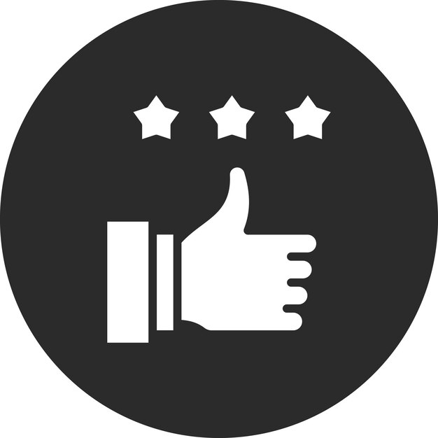 Illustration de l'icône vectorielle de l'ensemble d'icônes de marketing des commentaires des clients