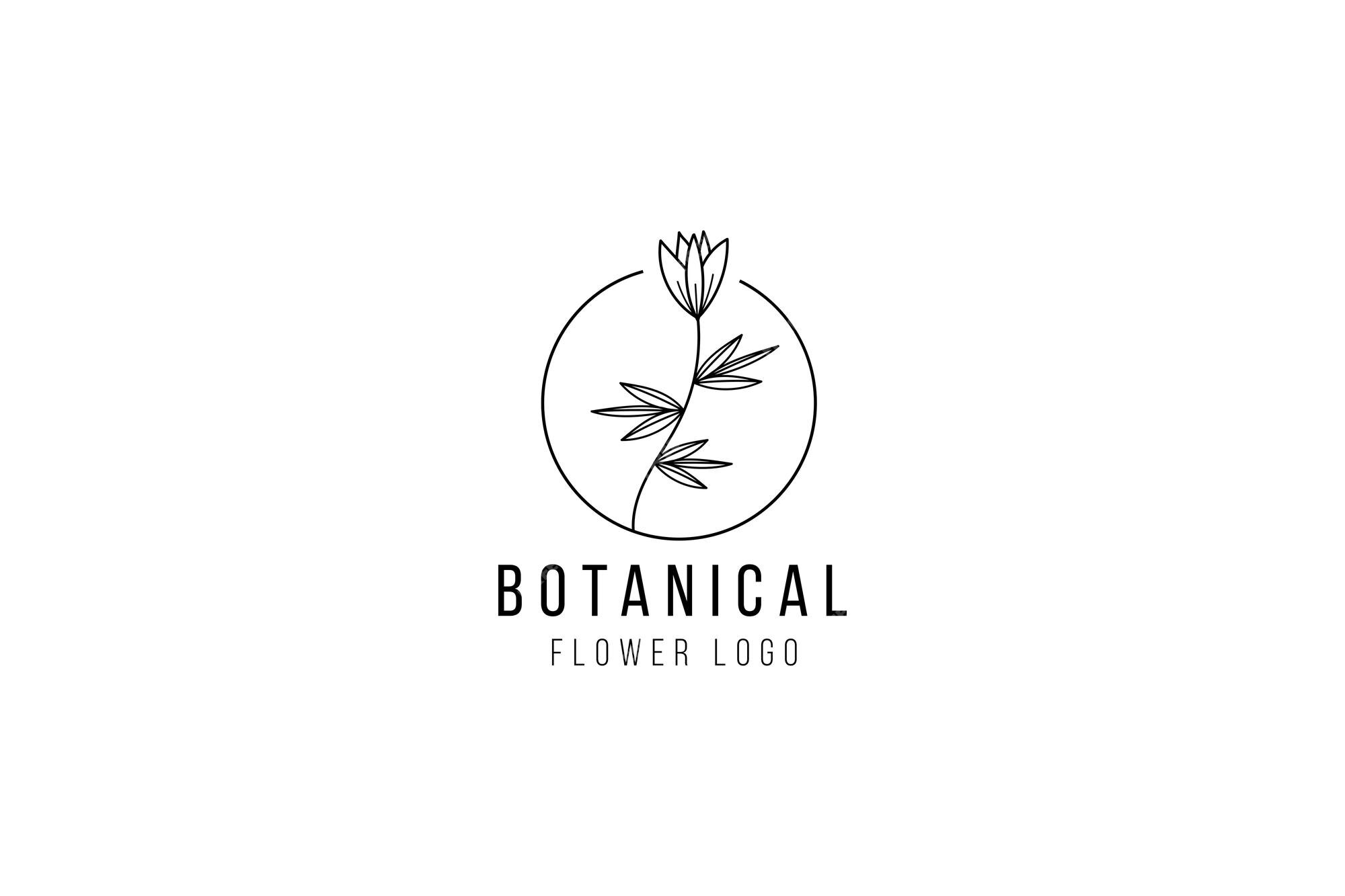 Illustration D'icône Vectorielle De Fleur Naturelle Logo | Vecteur Premium