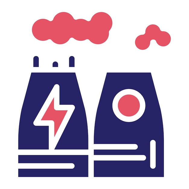 Illustration De L'icône Vectorielle De La Pollution De L'air De L'iconette D'énergie Renouvelable