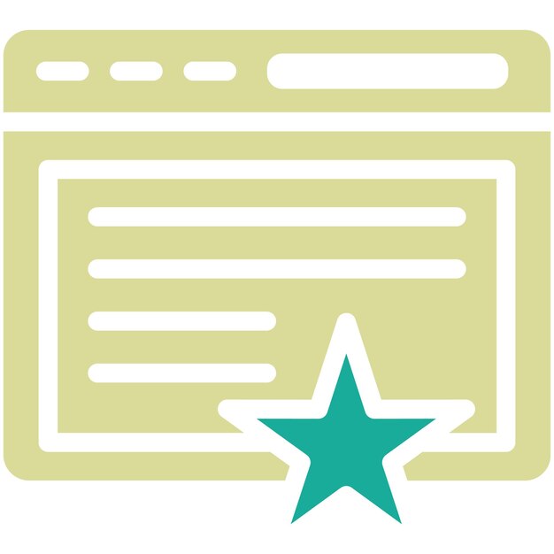 Illustration de l'icône vectorielle de qualité de la page d'un jeu d'icônes de marketing Web