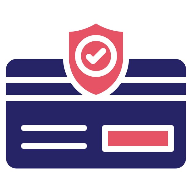 Illustration De L'icône Vectorielle De Sécurité De Paiement De L'ensemble D'icônes De Protection Et De Sécurité