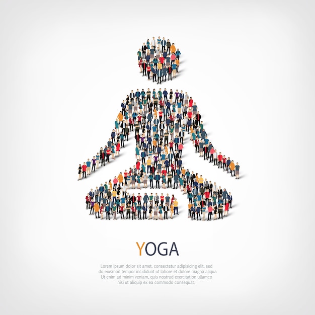 Illustration D'icône De Yoga