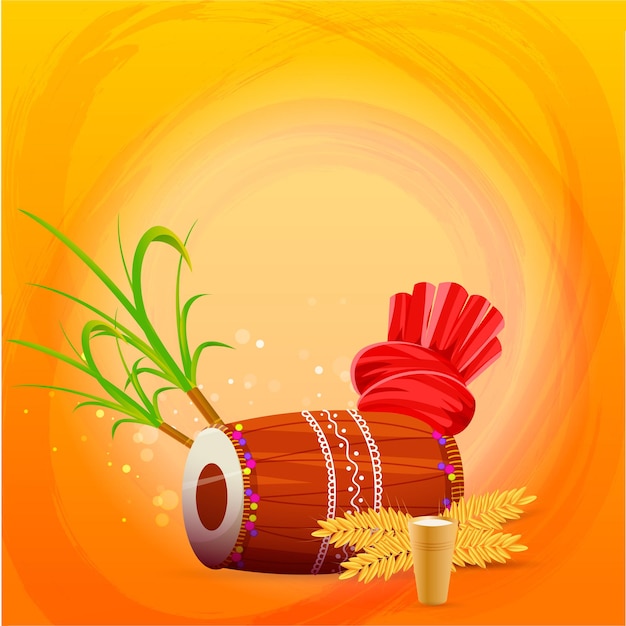 Illustration de l'instrument Dhol