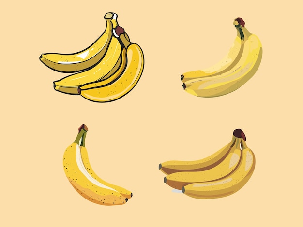 L'illustration Jaune D'une Banane