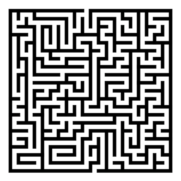 Illustration De Jeu De Labyrinthe